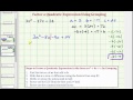 Factoring Quadratic Expressions