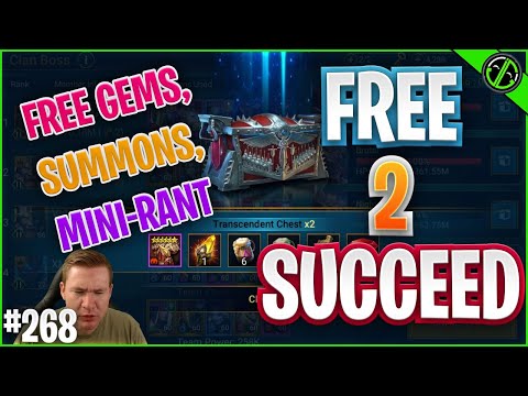 HOW BOUT THESE LOGIN REWARDS EH?!!? Also, Free Gems?? | Free 2 Succeed - EPISODE 268