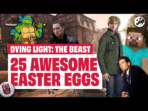25 Awesome Dying Light: The Beast Easter Eggs, Secrets & References! TMNT, MINECRAFT, X FILES & MORE