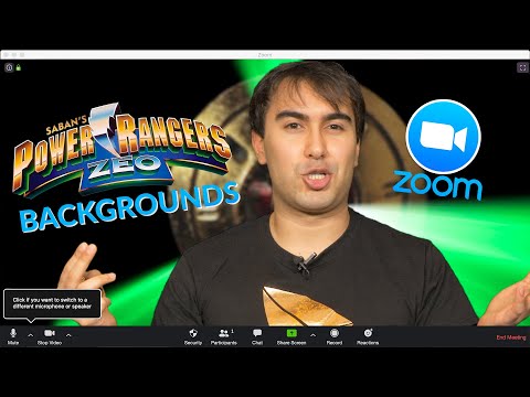 Morphing Into Your Zoom Meetings (Power Rangers)