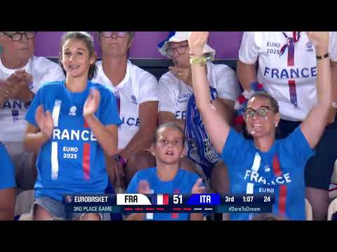 Γαλλία – Ιταλία: 54-69 (29/06/2025, Third place game Eurobasket Γυναικών 2025)