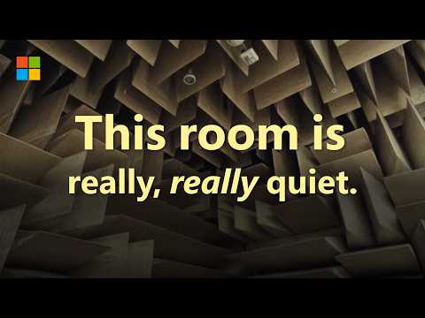 Inside one of the quietest rooms on Earth | Microsoft campus tour