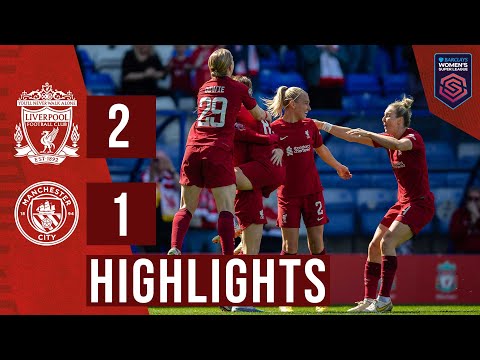 HIGHLIGHTS: Liverpool Women 2-1 Manchester City | Dowie & Kearns score in thrilling Reds victory
