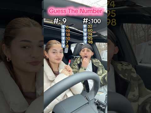 GUESS THE NUMBER GAME 😂🔥❤️ PT.2 was INSANE!!! #viral #funnyvideos #couples