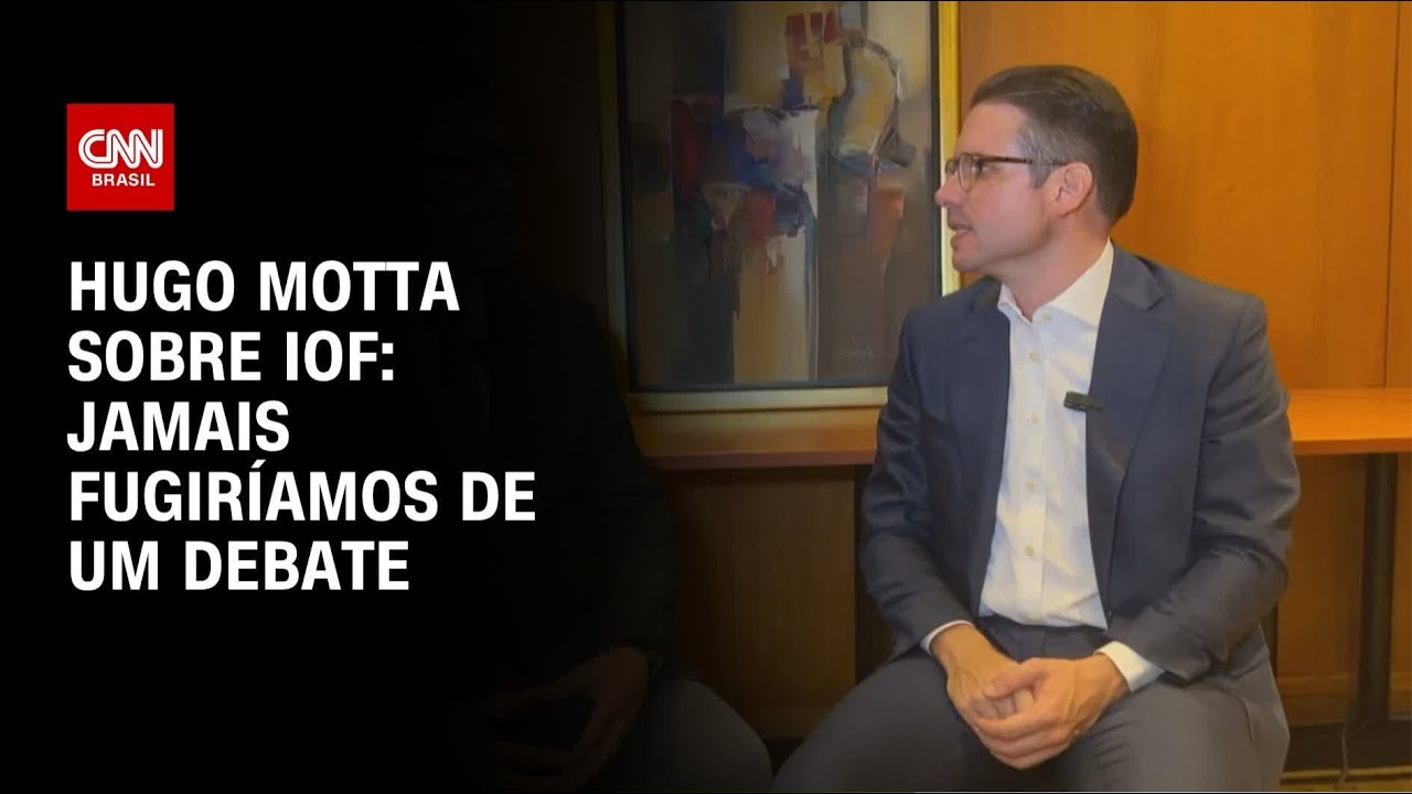 Jamais fugiríamos de um debate diz Hugo Motta sobre IOF | CNN 360º