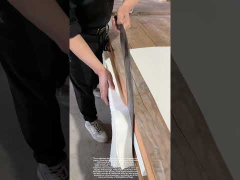 Cutting paper with a machete, the craft of flowing water!