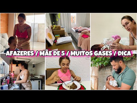 SEMANA AGITADA | BEBÊ ESTA COM CÓLICA | ROTINA DE DONA DE CASA E MÃE DE 5