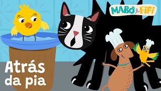 Mabô e Fifi_ ATRÁS DA PIA e outras rimas_vídeo infantil musical
