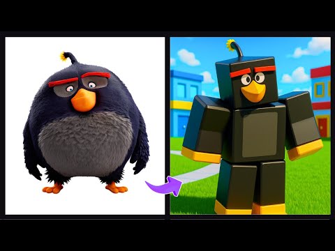 HOW ANGRY BIRDS 2 MOVIE CHARACTERS LOOK AS ROBLOX!