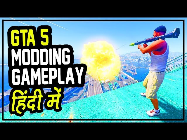 GTA 5 Modding LIVE - Modding Gameplay - Hitesh KS