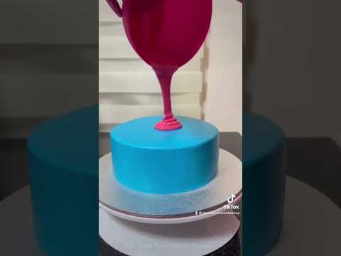 FONDANT DRIP RATIO #shorts
