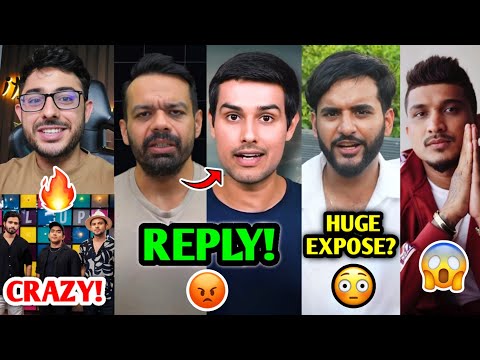 Flying Beast Reply to Dhruv Rathee & Controversy! 😡| CarryMinati Round2hell, Fukra Insaan, Divine |