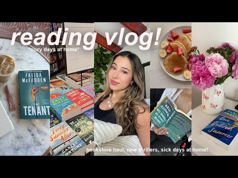 VLOG!☀️ early summer days, bookstore haul, cozy days at home, summer tbr & cooking!