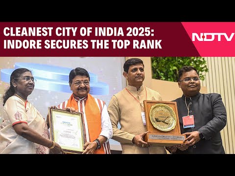 Cleanest City In India | Indore Declared India's Cleanest City For Eighth Time In A Row