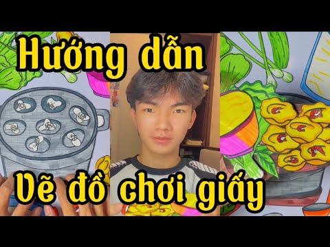 Hướng dẫn vẽ Bộ Bánh Khọt || Phú Thiên