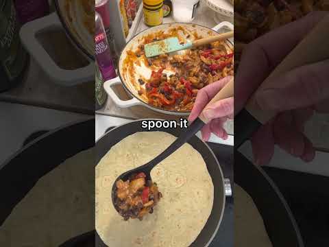 Filling Chicken Burrito