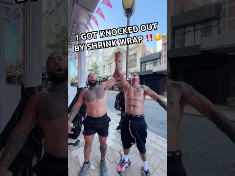 Shrink Wrap Challenge! Strongman Vs 🌽Star (w/ @jadentysonlaing)