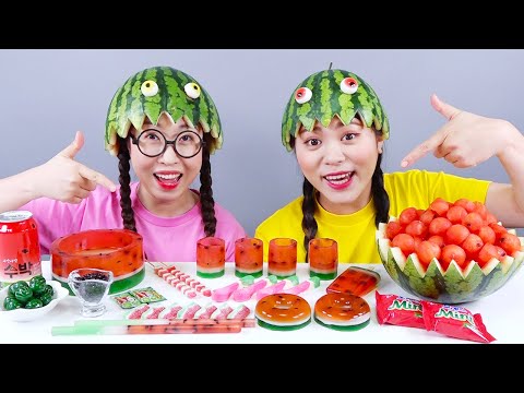Makanan Semangka Pencuci mulut Mukbang DONA Indonesia