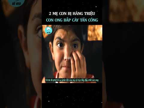 2 mẹ con bị hàng triệu con ong bắp cày bao vây kín cả chiếc xe