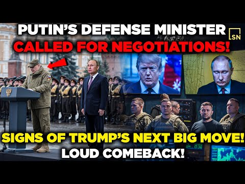 BREAKING! Russia’s Defense Minister Announced Negotiation to End War!