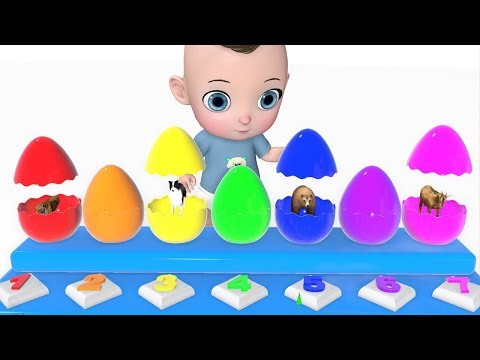 Chansons de Noël couleurs bébés apprennent les noms d'animaux Comptines Et Chansons | À Bébé Chanson