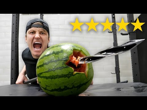 I Bought The BEST and WORST Rated WEAPONS On Amazon!! (5 STAR vs 1 STAR)