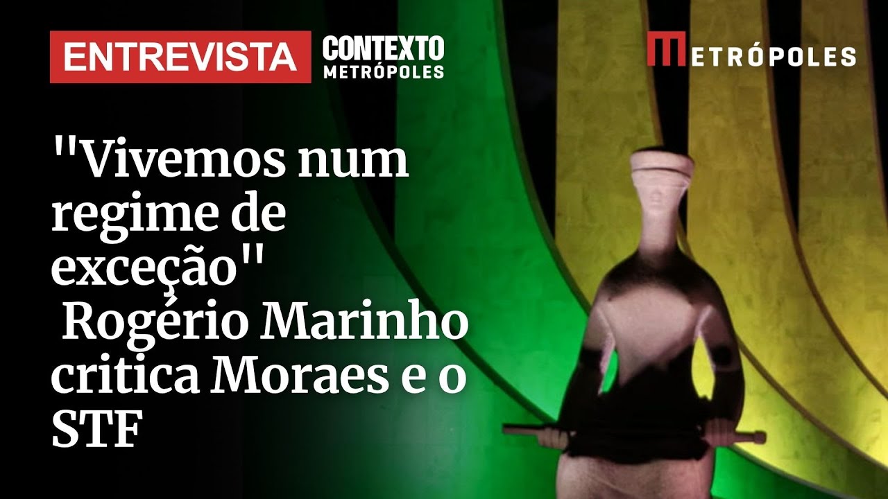 Vivemos num regime de isenção Rogério Marinho critica Moraes e o STF
