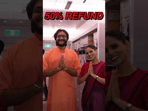 GET 50% REFUND ON AIR INDIA's BROKEN SEATS | AIR INDIA CABIN CREW UNIFORM & AIRCRAFT #iamhvr #flight