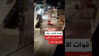 قوات الاحتلال الإسرائيلي تقتحم بلدة تقوع جنوب شرقي بيت لحم و تداهم عددا من المنازل