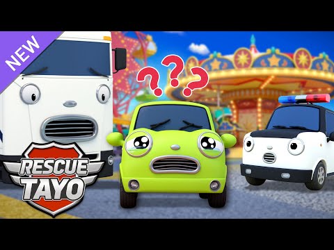 NEW?Find the Missing Cars! | Super Police Cars Paul & Liz | Rescue Team Cartoon | Tayo English