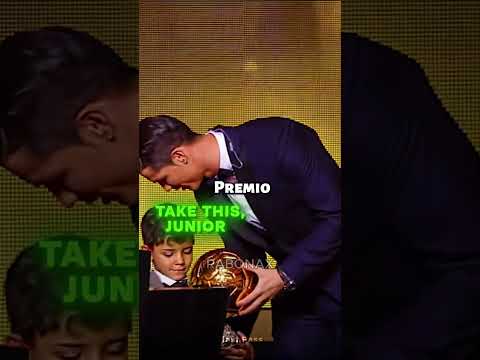La revancha de Ronaldo Junior contra su papá 😅😊