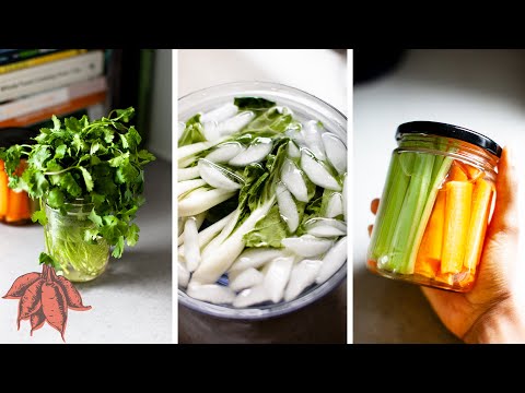 How to MAKE YOUR PRODUCE LAST longer | save money & reduce waste