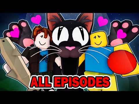 99 NIGHTS IN THE FOREST, BUT THE CAT IS FRIENDLY!? (All episodes) Roblox Animation