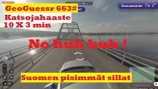 GeoGuessr 663# - Suomen pisimmät sillat