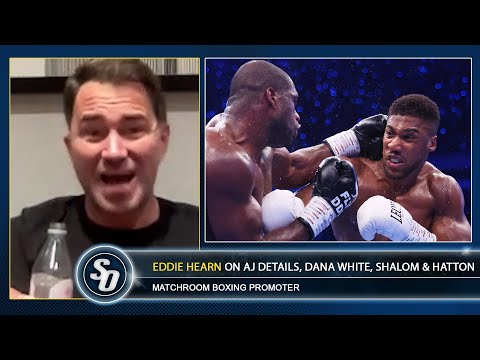 ‘LOVE THE F*****Y!’ – Eddie Hearn REVEALS ‘APPROACHES’ on Anthony Joshua RETURN, Dana White