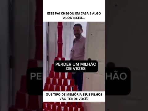 ESSE PAI CHEGOU EM CASA E ALGO ACONTECEU, SEUS FILHOS ESTAVAM ESCONDIDOS #shorts