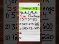 Quick Math Challenge