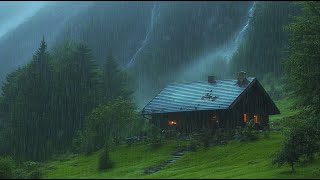 NO ADS - Rain Sounds for Sleeping - Heavy Rain & Thunder Sounds For Sleeping & Relaxing at Night
