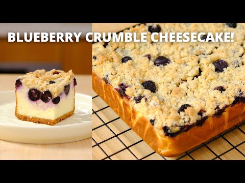 BLUEBERRY CRUMBLE CHEESECAKE!