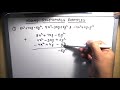 Polynomial Operations and Results