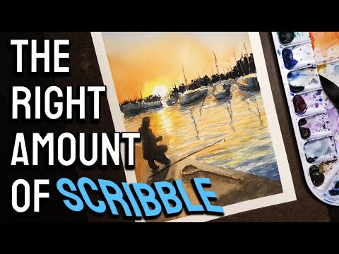 The secret to painting water with watercolor