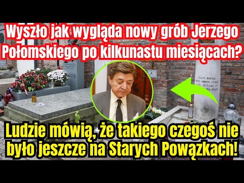 Pokazują grób Jerzego Połomskiego! Czegoś takiego nie było jeszcze na Powązkach?