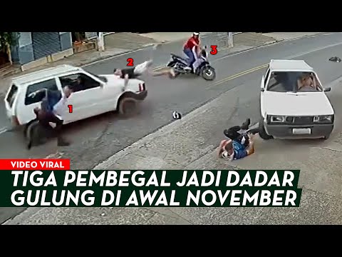 TIGA PEMBEGAL JADI DADAR GULUNG! Begini Kehebatan Korban Seorang Diri Menghadapi Pelaku