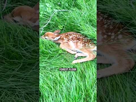 Unexpected survival trick of baby deers