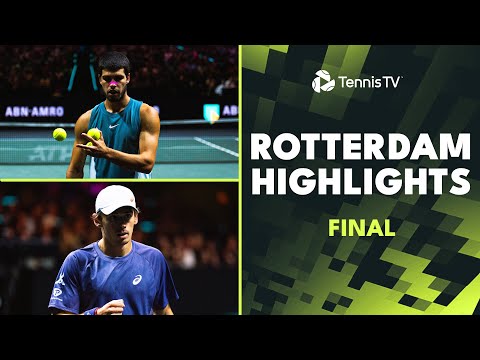 Carlos Alcaraz vs Alex De Minaur For The Title 🏆 | Rotterdam 2025 Highlights Final