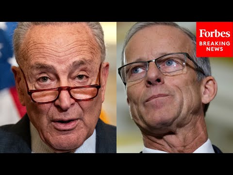 YouTube video thumbnail: John Thune Drops The Hammer On Democrats As Government Shutdown Continues On Day 14
