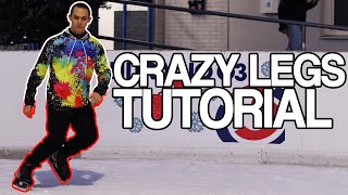 Crazy Legs Tutorial - Freestyle Ice Skating Tutorial
