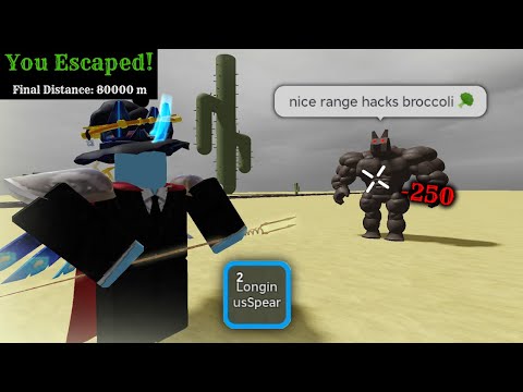 Beating Dead Rails Using The NEW Longinus Spear + Milk (Roblox Dead Rails)