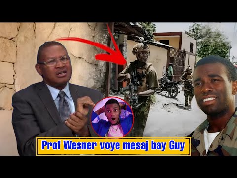 09 janvye, Pwofesè Wesner Pierre bay Guy Philippe rezon koz se oksidan ki mete nou nan nivo sa