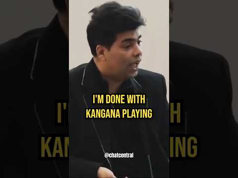 Karan Johar Savage Reply ?? | Kangana Ranaut #shorts  #youtubeshorts